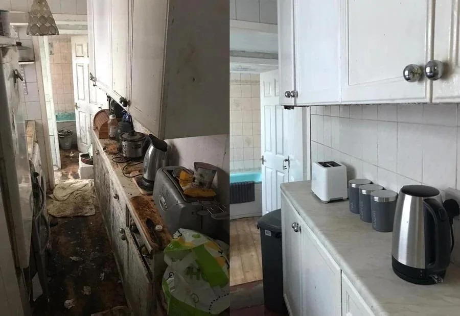 Глубокая очистка кухонного гарнитура